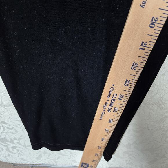 Denim 24/7 Velvet Pull On Pants sz 2X Black Elastic Waist Lounge NEW - Picture 11 of 13